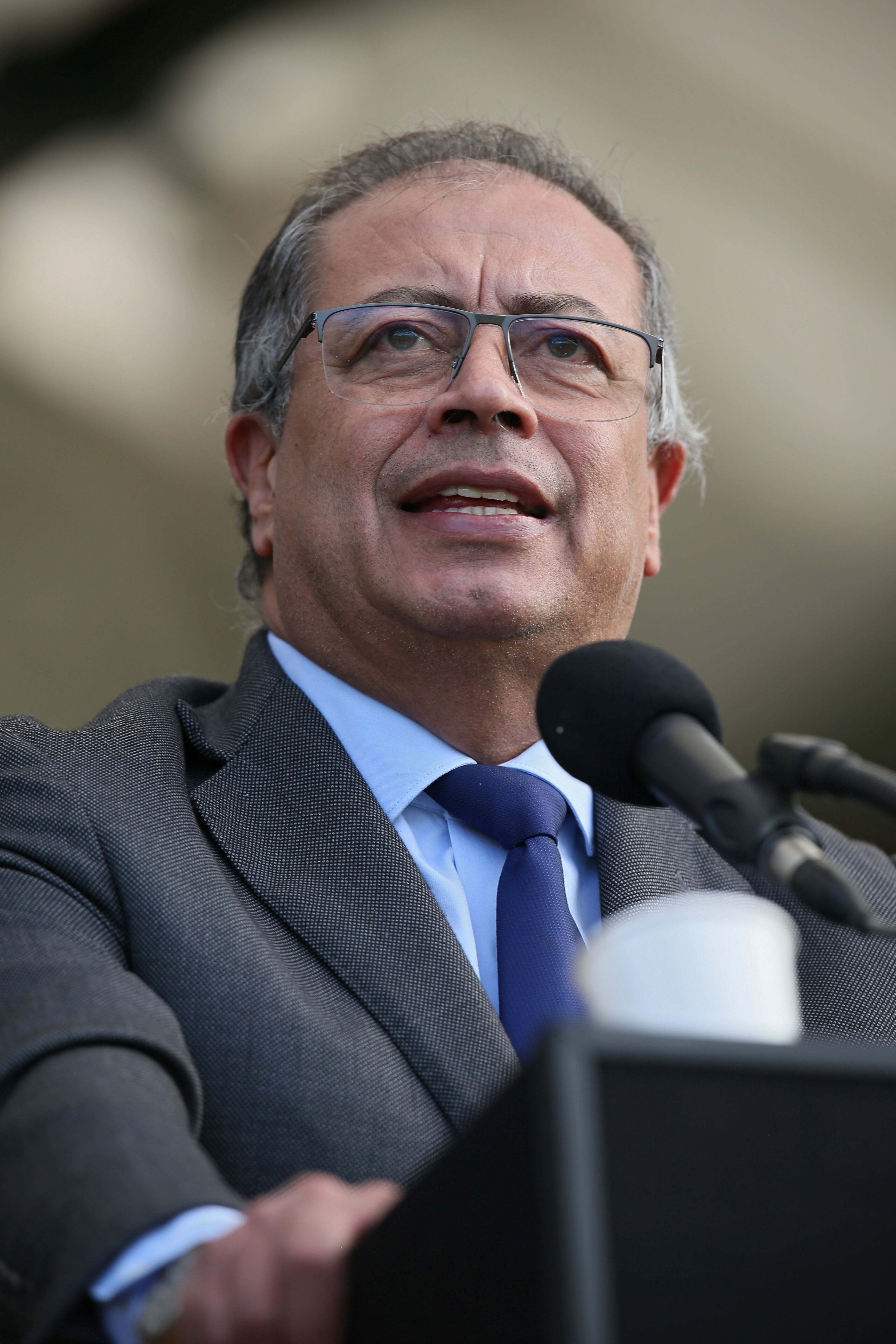 Presidente Gustavo Petro  en la ceremonia de transmisión de cambio de mando del Comando del Ejército Nacional
Bogota mayo 31 del 2024
Foto Guillermo Torres Reina / Semana
