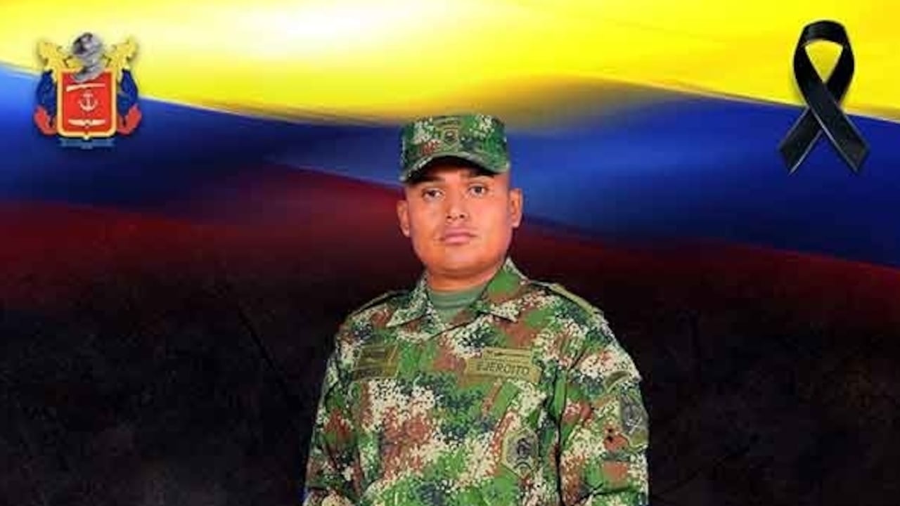 El cabo primero Jorge Eliécer Posso.