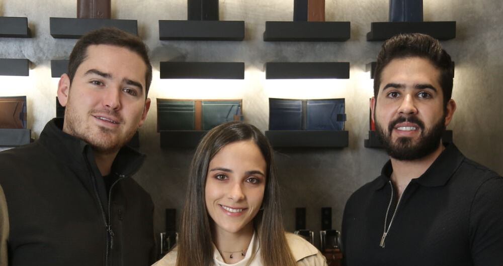 Martín Carvajal, Sara Marín y Salomón Hakim, cofundadores de Lazo