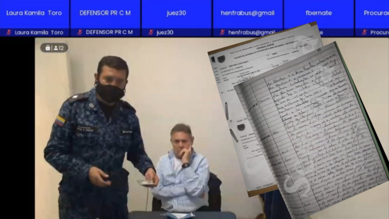 SEMANA conoció los soportes que dejó el Inpec luego de incautar unas gafas - grabadoras a los abogados de Carlos Mattos.