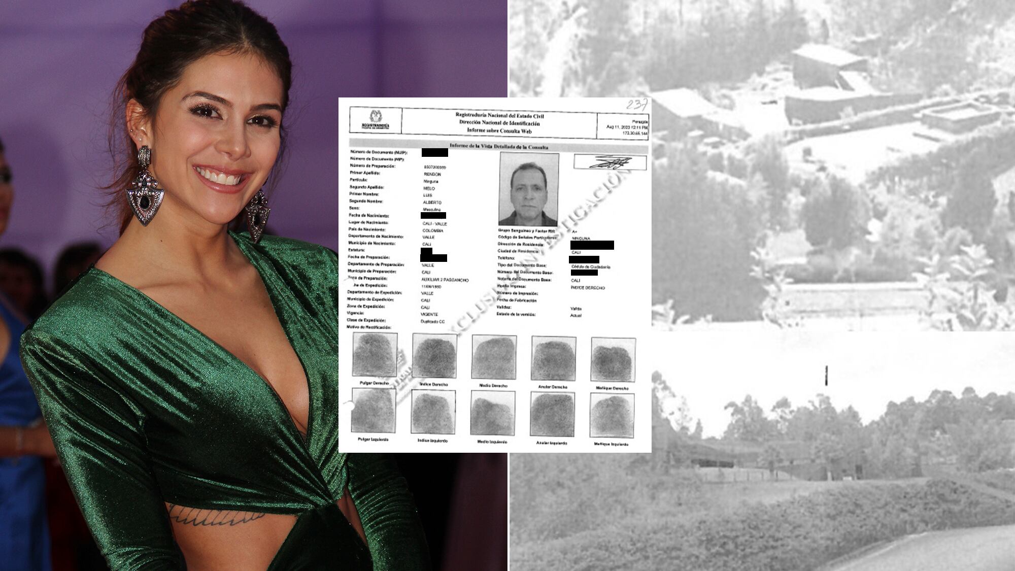 papá de Greeicy Rendón. capturaron