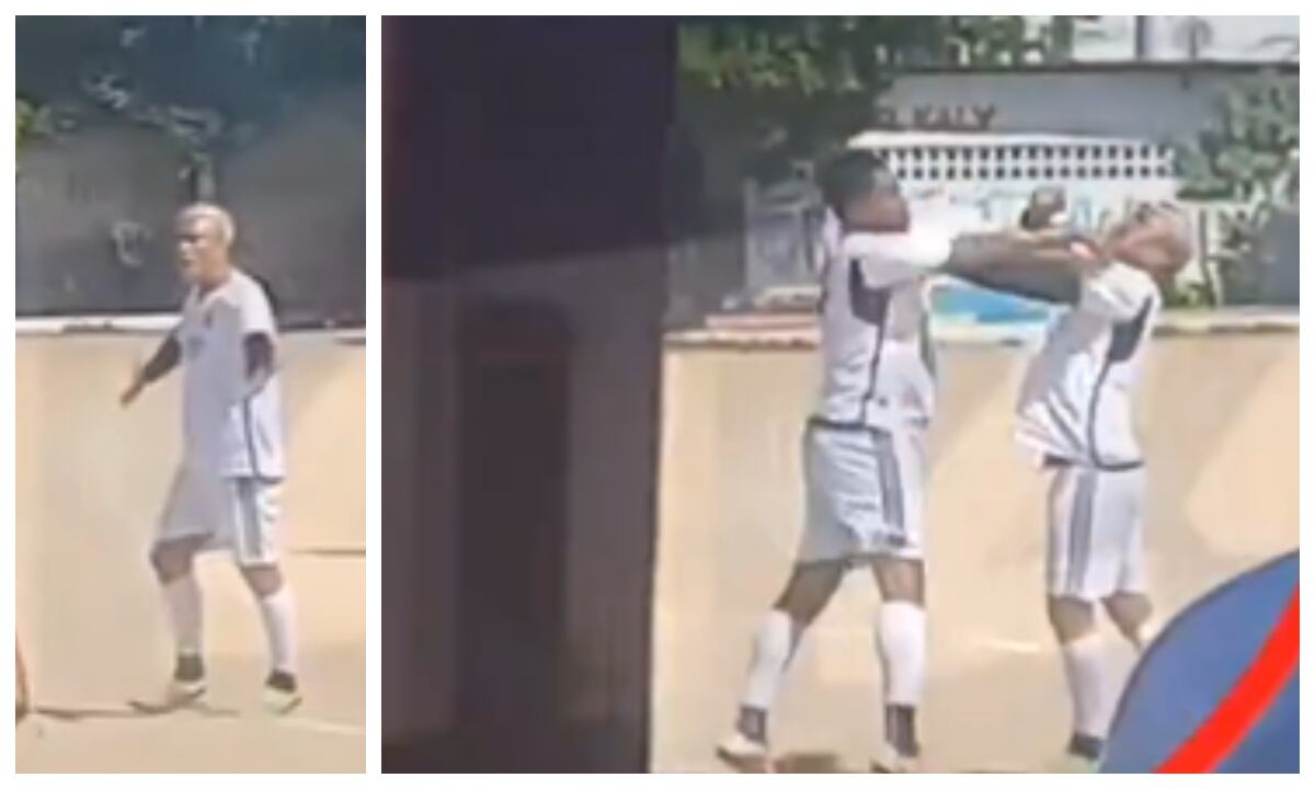 Teófilo Gutiérrez se agarró a pelear en la cancha del Simón Bolívar en Barranquilla