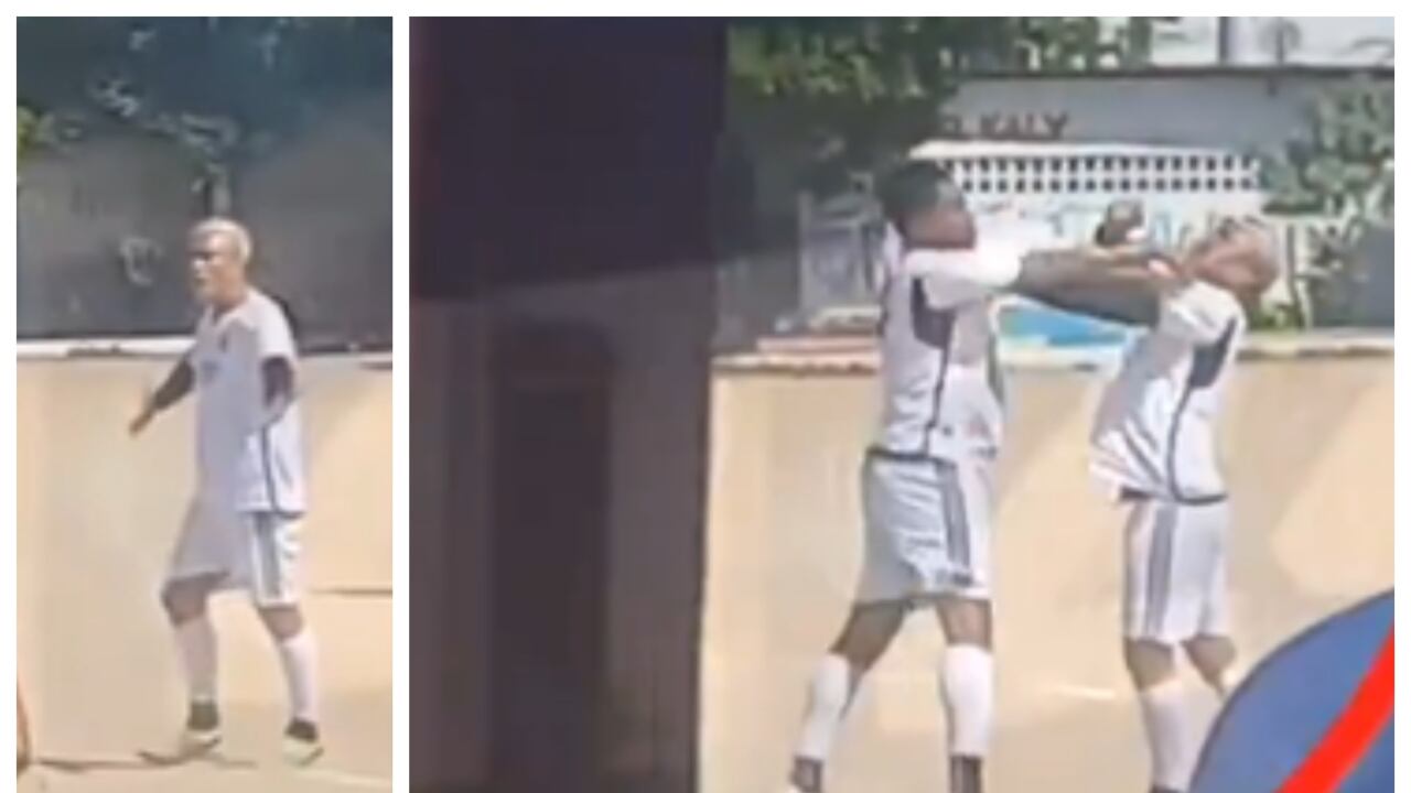 Teófilo Gutiérrez se agarró a pelear en la cancha del Simón Bolívar en Barranquilla