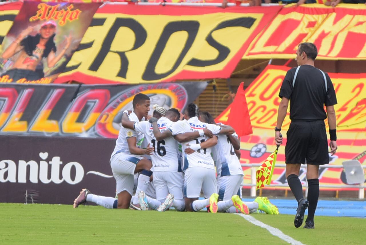 Imagen del partido entre Deportivo Pereira y Once Caldas por la fecha 10 del segundo semestre de la Liga colombiana 2023.