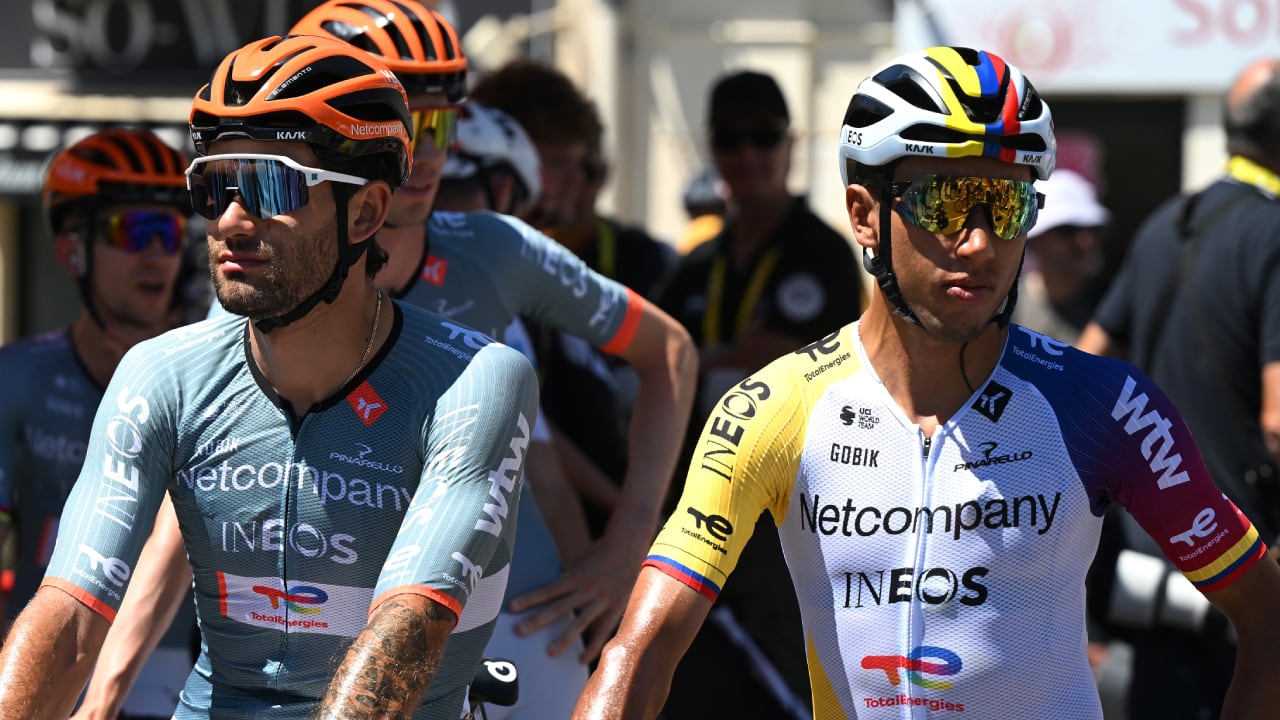 Egan Bernal dejará de ser compañero de Filippo Ganna en el Netcompany Ineos