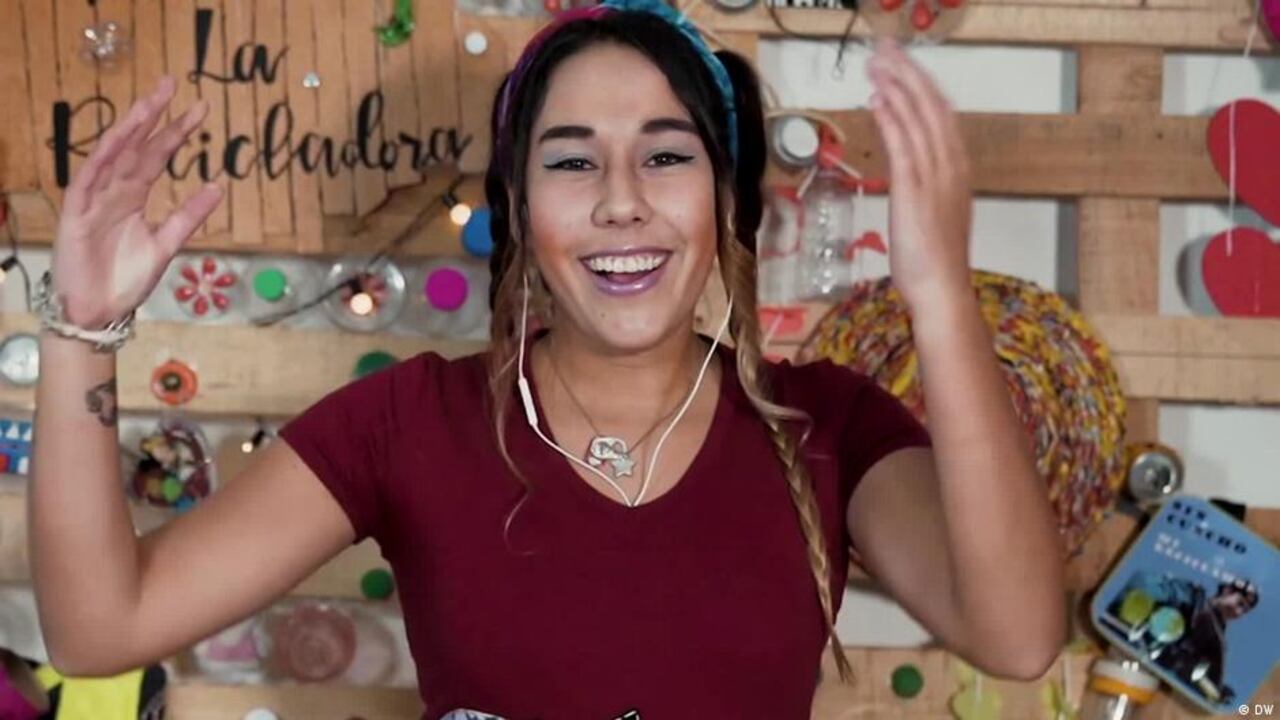 Con 184.000 seguidores en Instagram, Marce La Recicladora transmite su pasión por el reciclaje en sus videos virales.