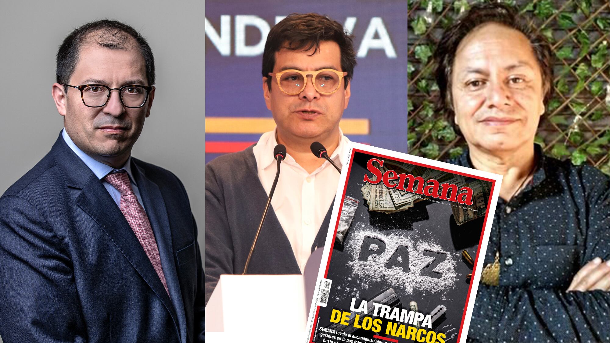 Barbosa  Danilo Rueda  Juan Fernando Petro Portada Semana 20120