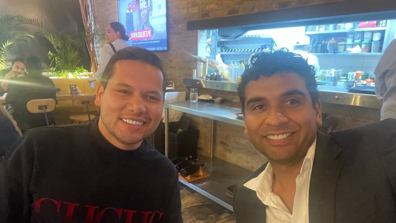 Reunión entre David Racero y Andrés Calle.