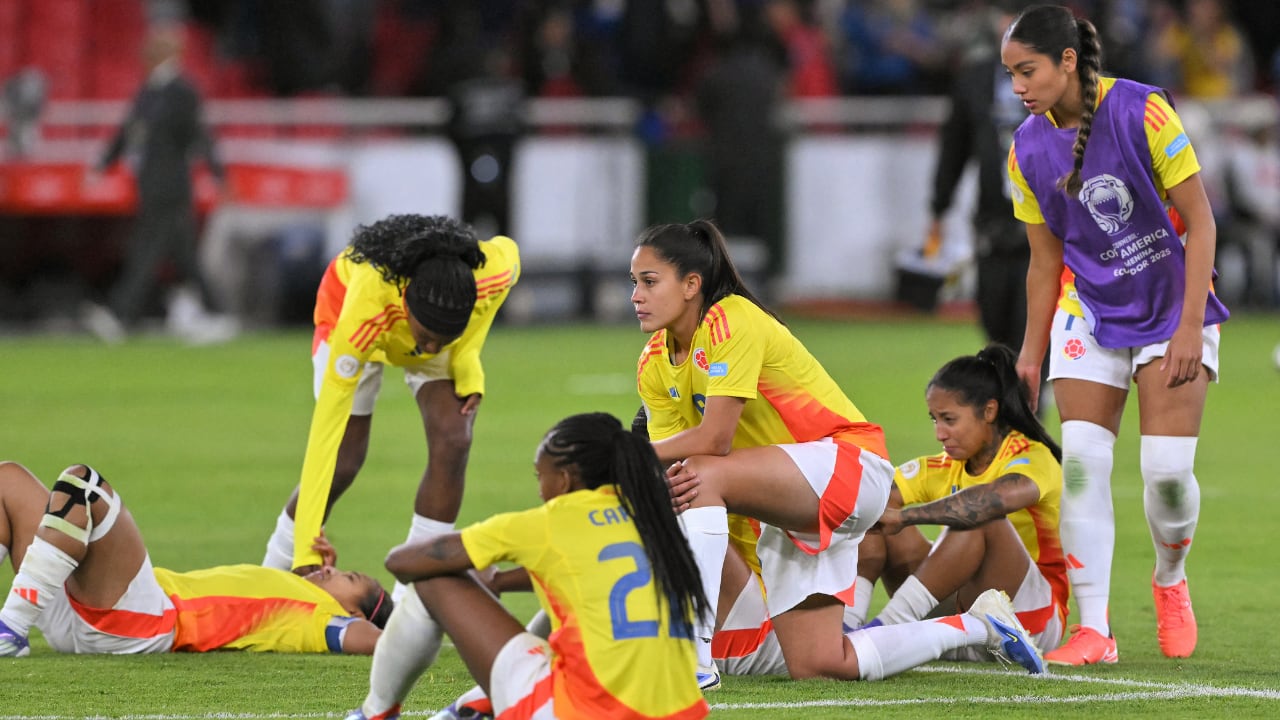 Brillante actuación de la Selección Colombia ante Brasil en la final de la Copa América femenina 2025, pero no le alcanzó en los penales.