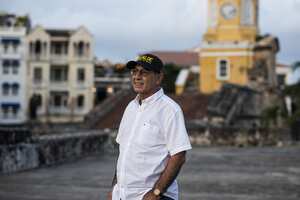 William Dau, alcalde de Cartagena, en Cartagena, Colombia, el jueves 26 de noviembre de 2020. Dau, exvicepresidente de Blackstone Group, está utilizando cazadores de cabezas internacionales para reclutar asesores y planea establecer un fondo de deuda en los EE. UU. recaudar al menos mil millones de dólares para pagar la infraestructura. Fotógrafo: Charlie Codero / Bloomberg a través de Getty Images