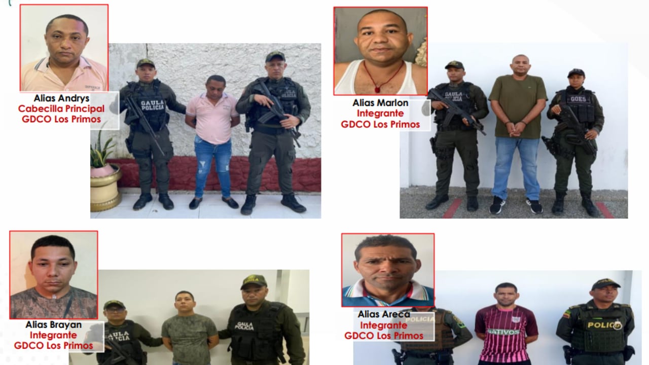 Los detenidos trabajarían de la mano con el ELN.