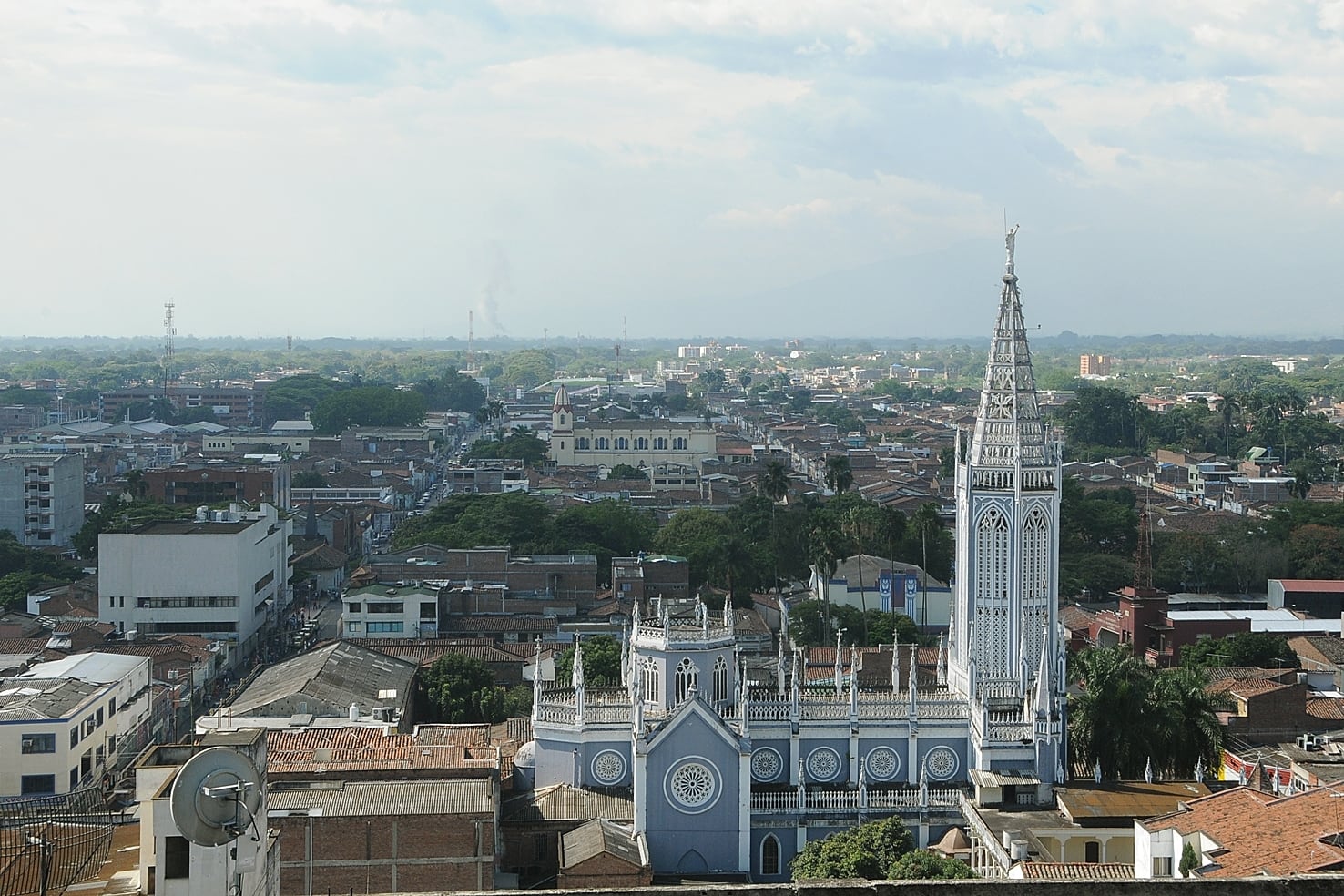Panorámica de la ciudad de Palmira.