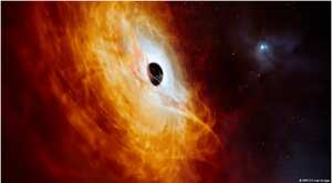 El cuásar descubierto no solo es el más brillante de su clase, también es el objeto más luminoso jamás observado. El agujero negro de este cuásar crece en masa el equivalente a un Sol al día, lo que lo convierte en el agujero negro más rápido de crecimiento hasta ahora