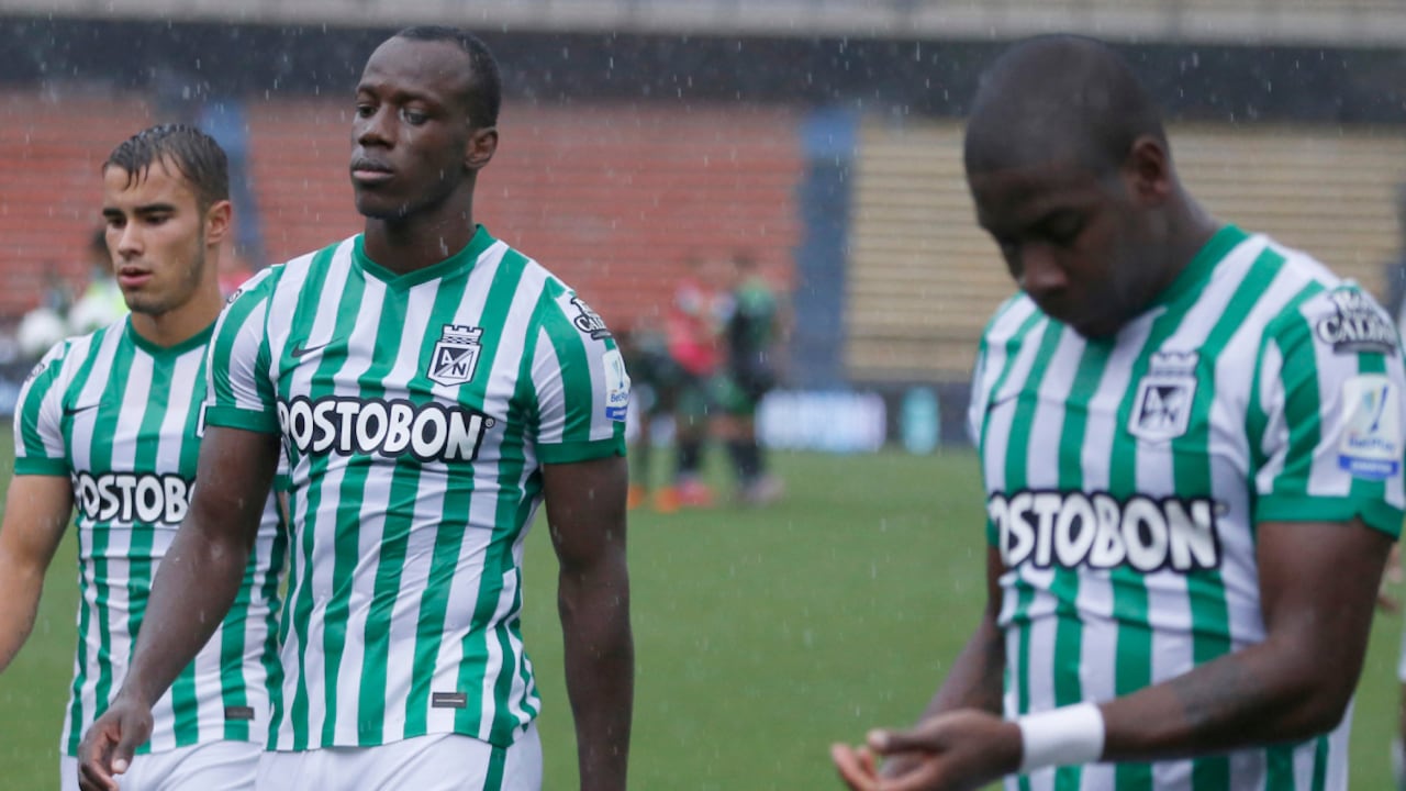 Atlético Nacional en su caída ante La Equidad