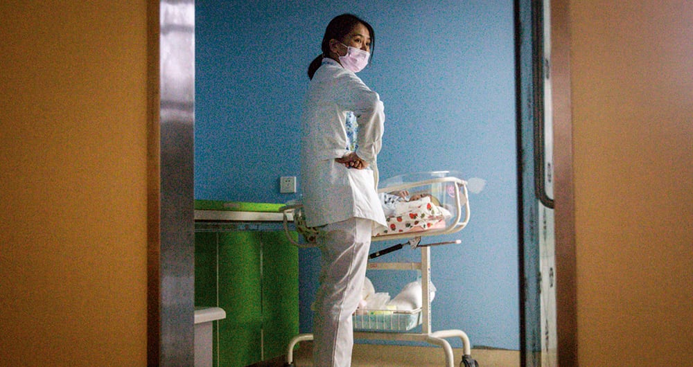 Ha bajado la tasa de natalidad en China durante el último año,