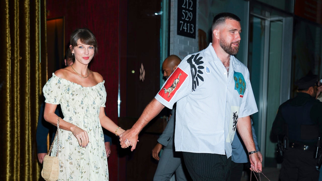 Taylor Swift y Travis Kelce.