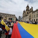 Marchas en contra del Gobierno del Presidente Gustavo Petro Plaza de Bolívar