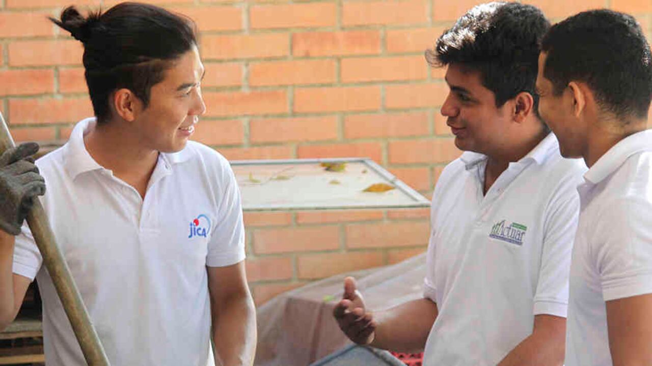 386 japoneses han realizado un voluntariado en diferentes regiones de Colombia.