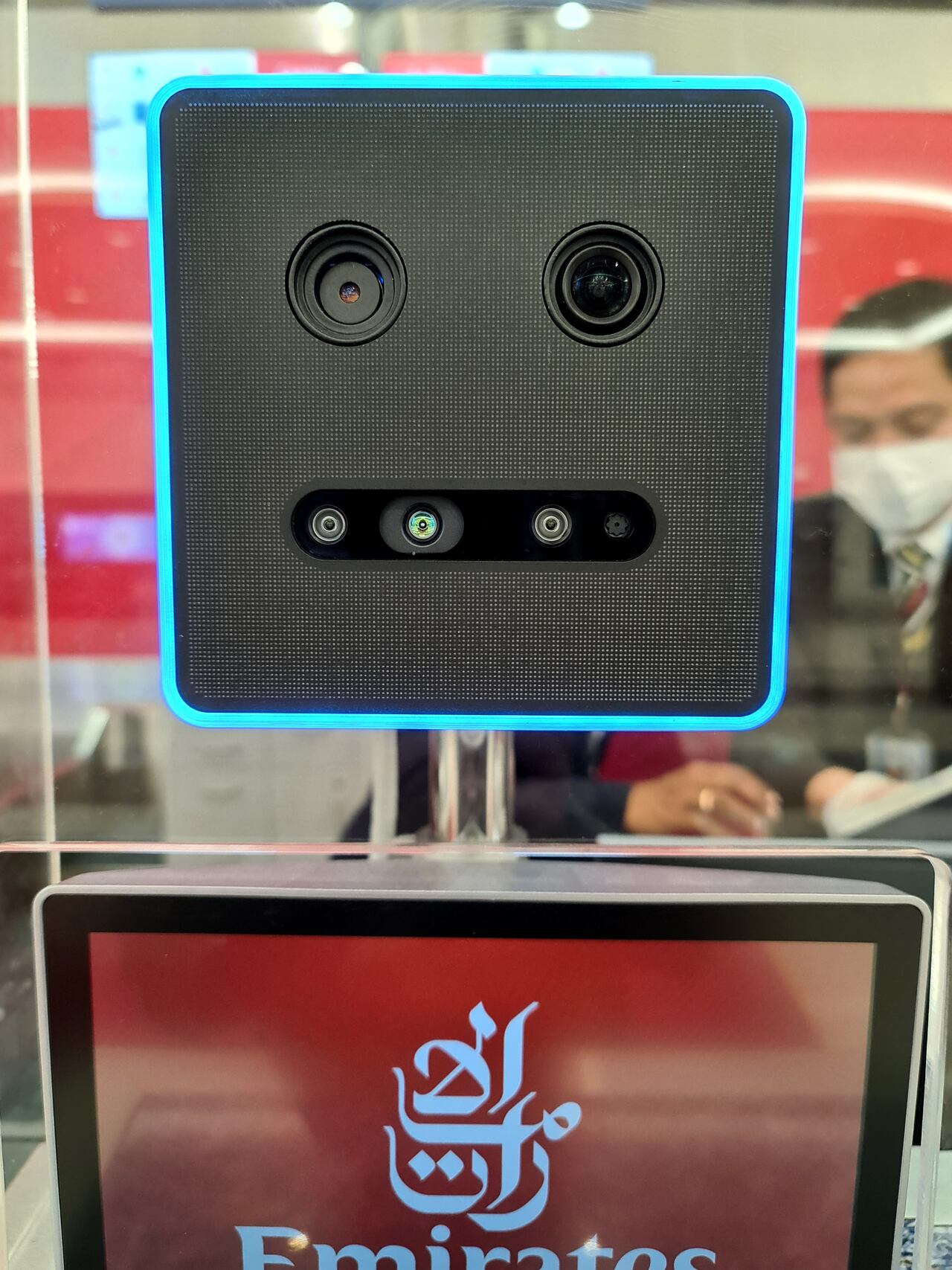 Escáner de ojos en el aeropuerto de Dubái