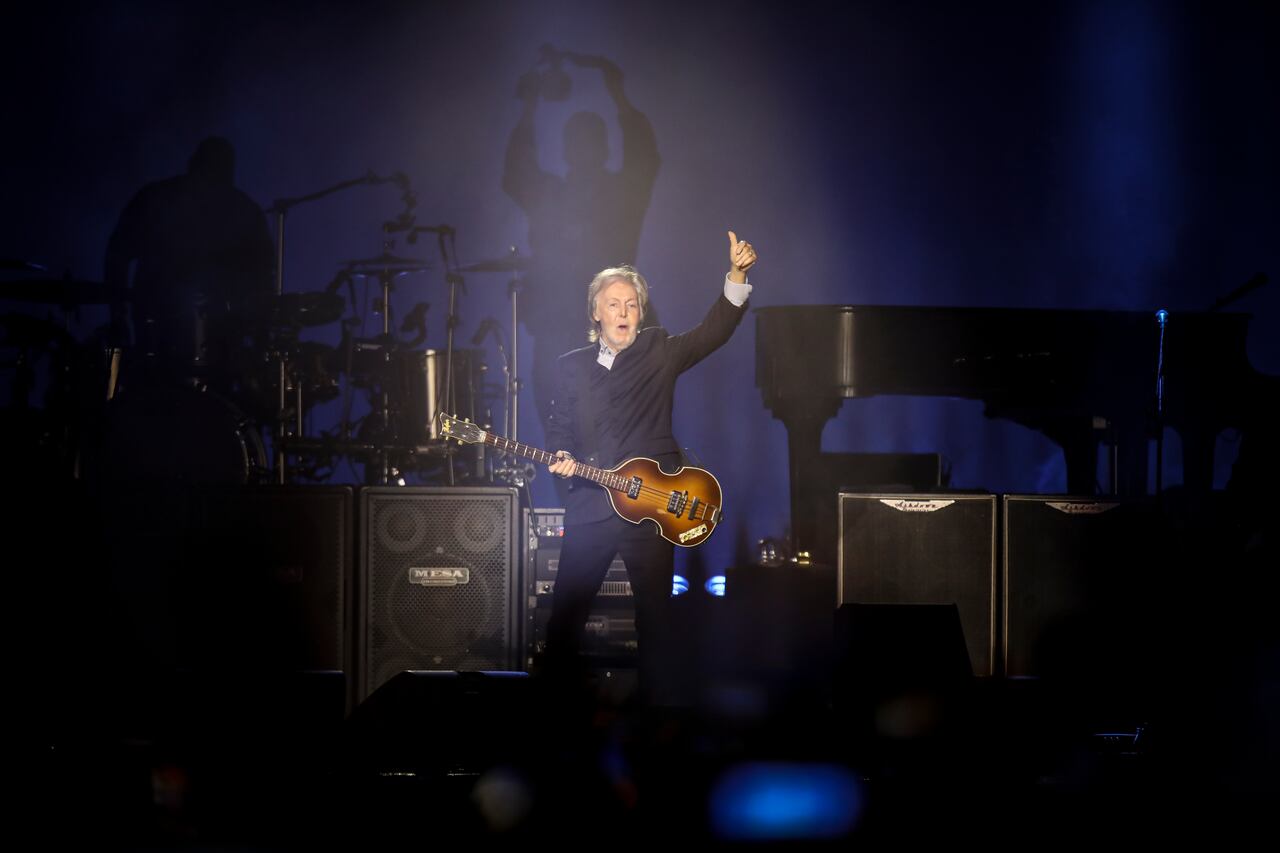 Paul McCartney en el Estadio El Campín de Bogotá, el 1 de noviembre de 2024. Fotos: Esteban Vega La-Rotta.