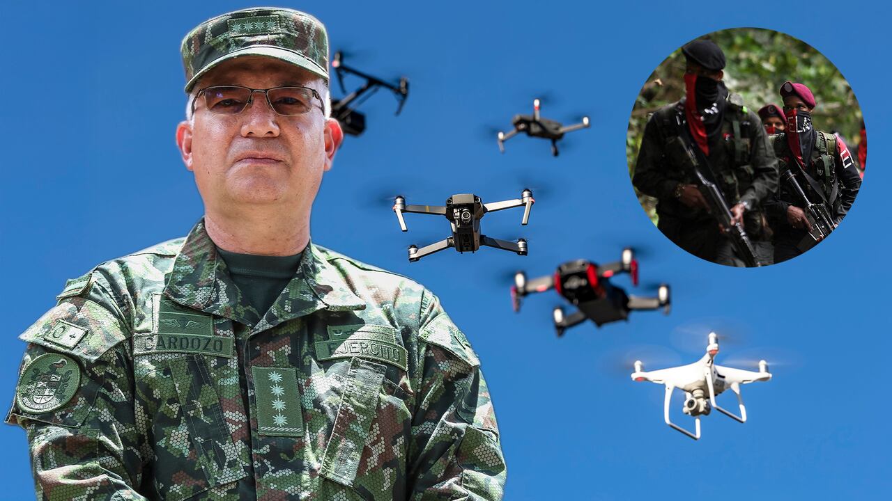 ¿Se está perdiendo la guerra? Comandante del Ejército reveló preocupante radiografía del uso de drones por parte de grupos criminales. Archivo.