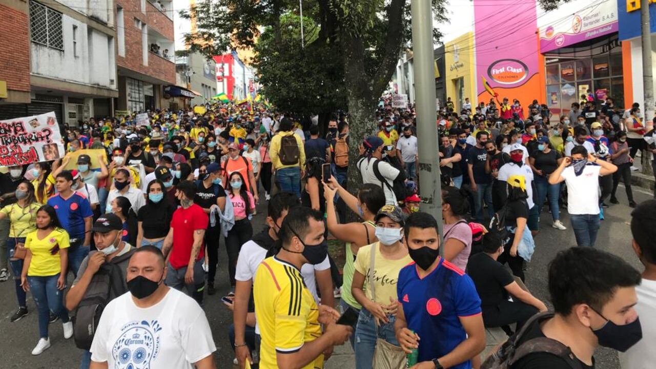 Las movilizaciones en la capital santandereana se han tomado las principales vías en los últimos días.