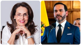 Viviane Morales y Abelardo De La Espriella.