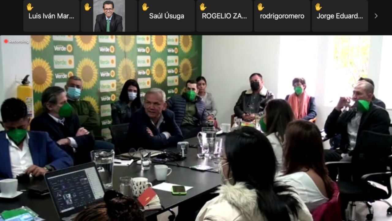 Dirección Nacional del partido Alianza Verde.