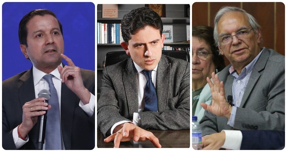 David Luna, Luis Carlos Reyes, Ricardo Bonilla.