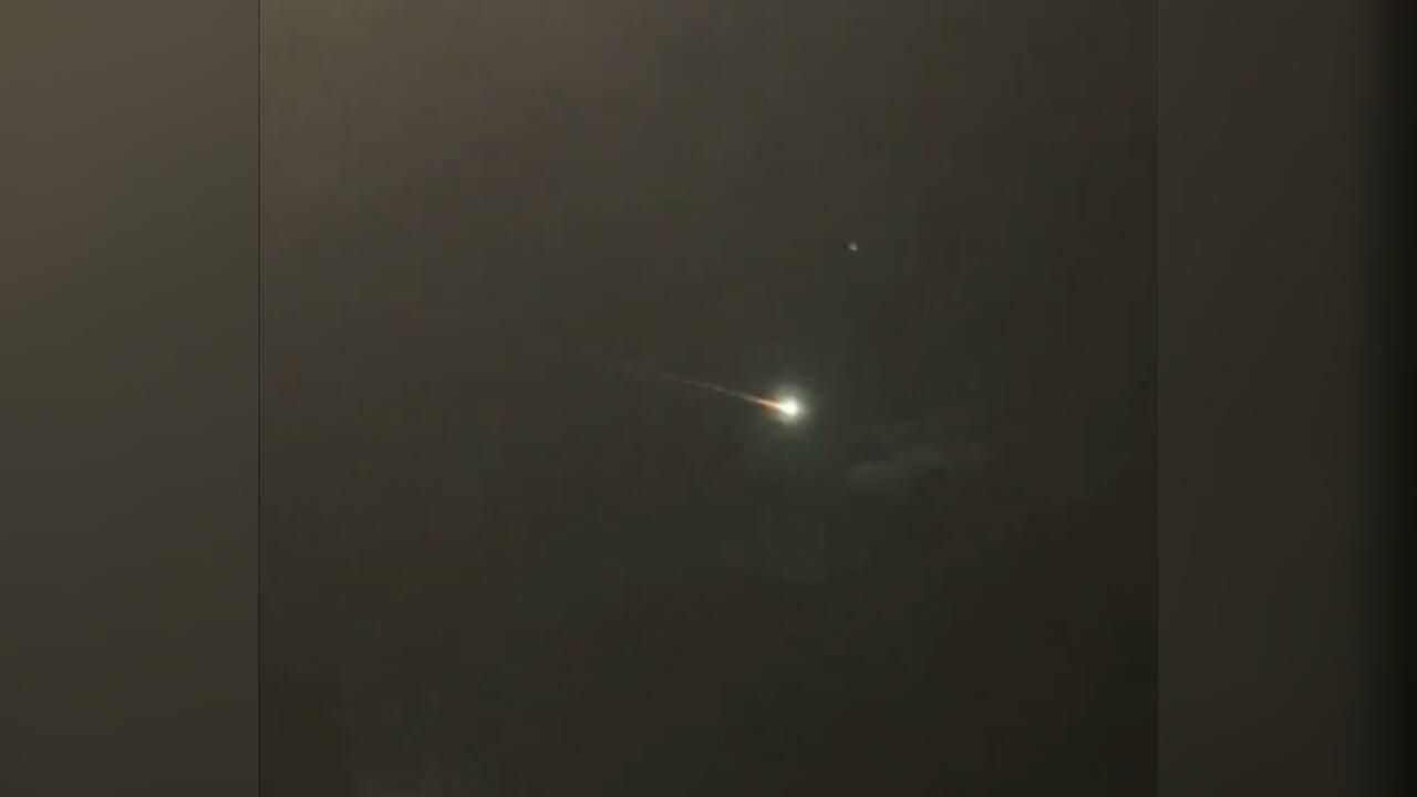 El enorme meteorito que pasó por los cielos de Escocia