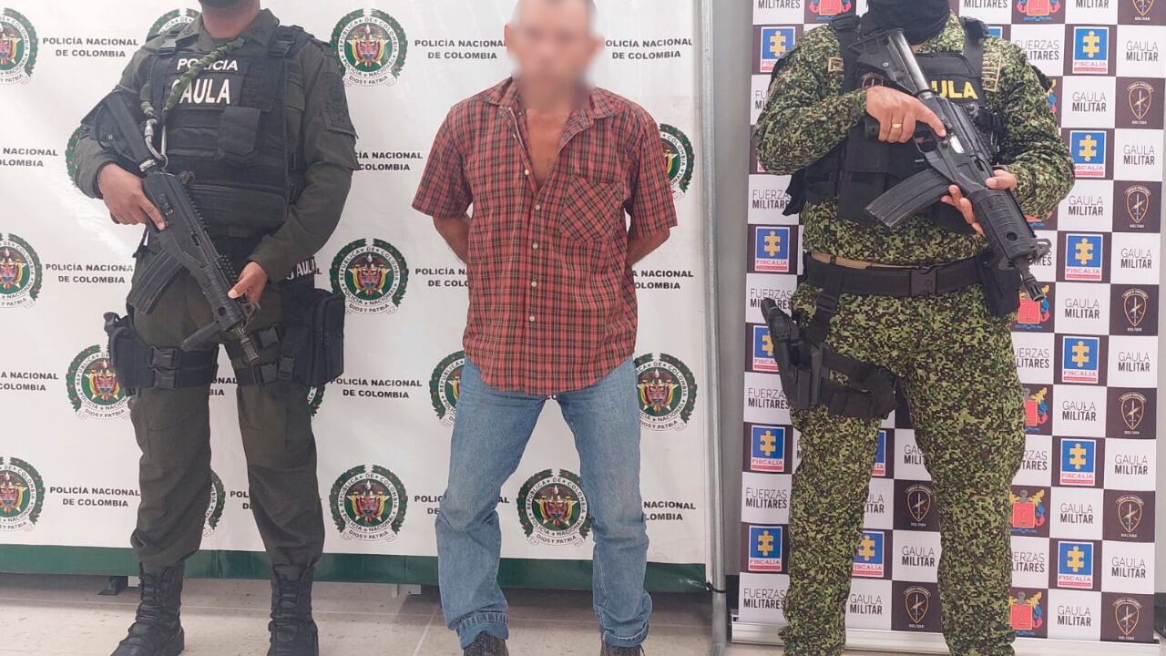 Capturan a alias Juan el manco, presunto integrante del Clan del Golfo.