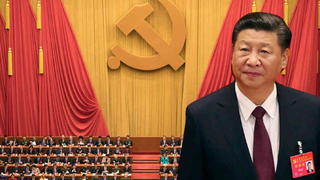 Xi Jinping exaltó la bonanza económica, reflejado en el crecimiento de megápolis como Shanghai. Foto: AP