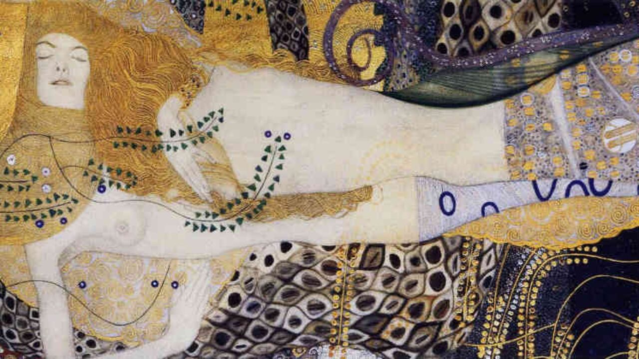 Gustav Klimt, 'Serpientes de agua I'. Foto: cortesía Cine Colombia.