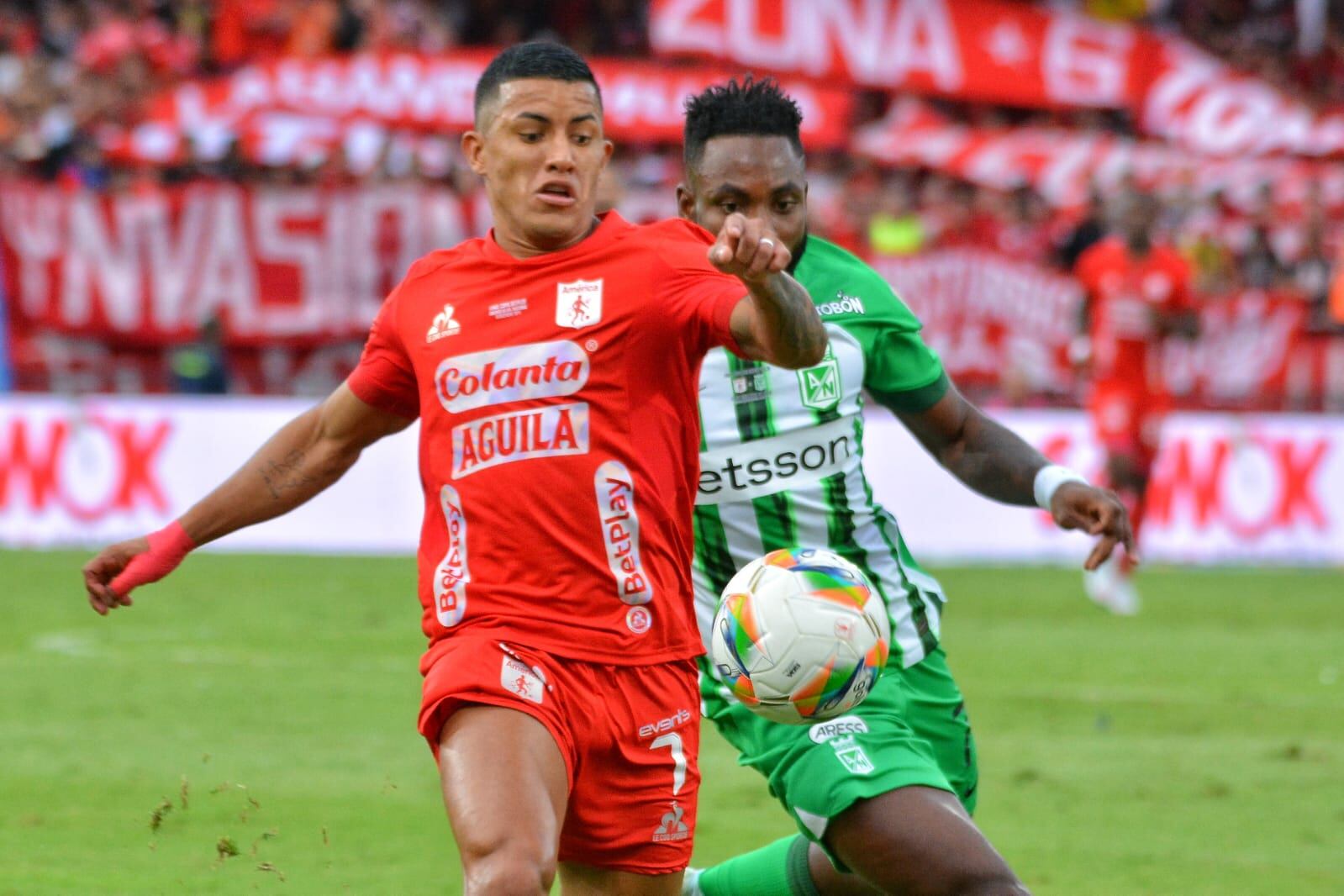 Final de la Copa Betplay 2024 entre América y Atlético Nacional.