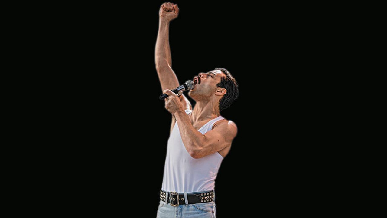 ‘bohemian rhapsody’. Rami Malek interpreta a Freddie Mercury. Su papel ha sido de los pocos puntos positivos destacados por los críticos.
