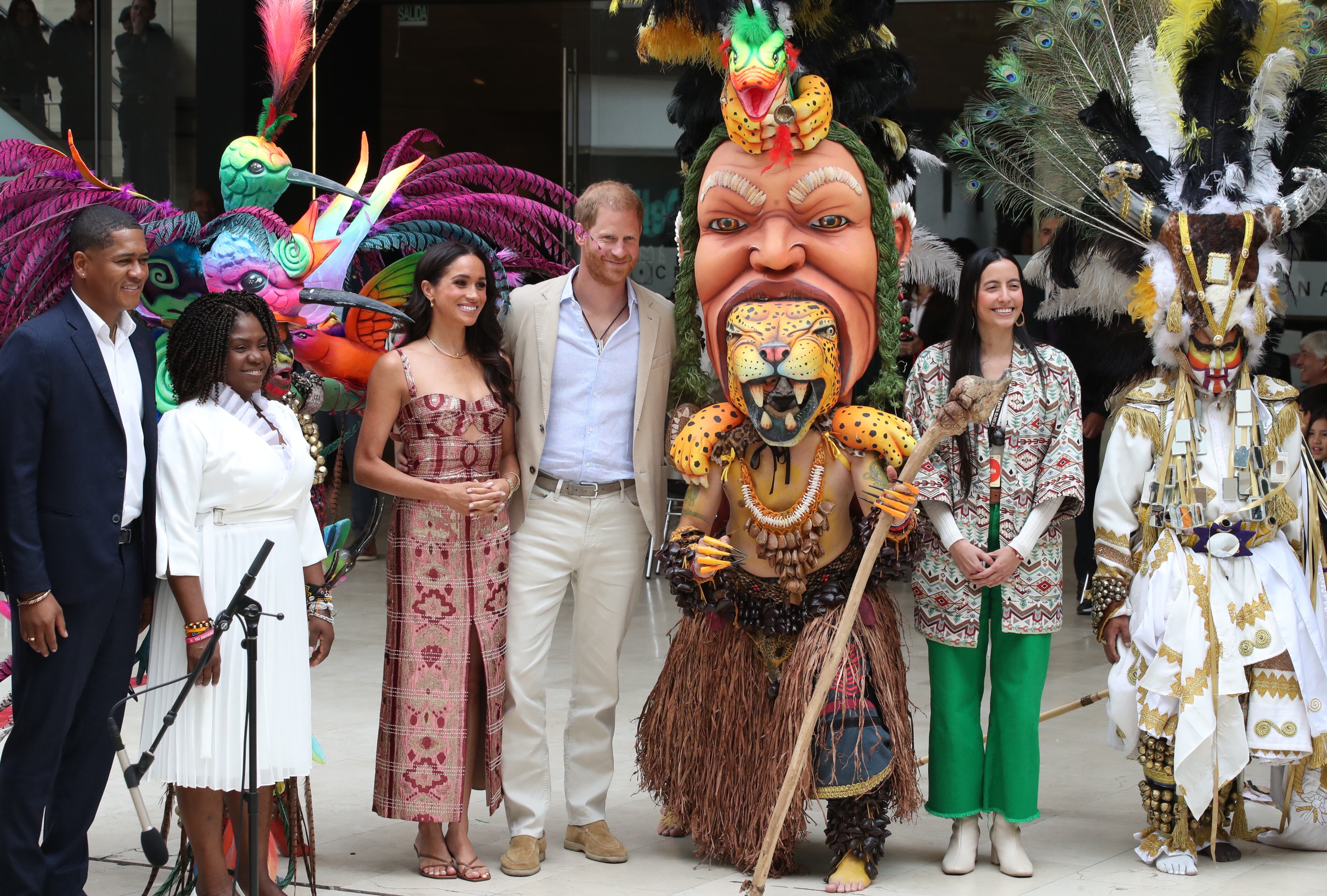 Vicepresidenta Francia Márquez Visita El príncipe Harry y Meghan Markle, y su viaje a Colombia los duques de Sussex Bogotá 15 agosto 2024