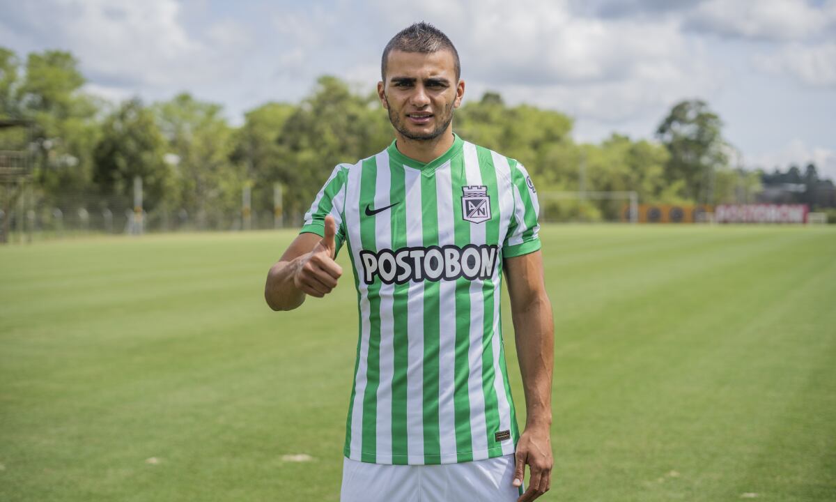 Jhon Duque, nuevo jugador de Atlético Nacional. Foto: Prensa Atlético Nacional.