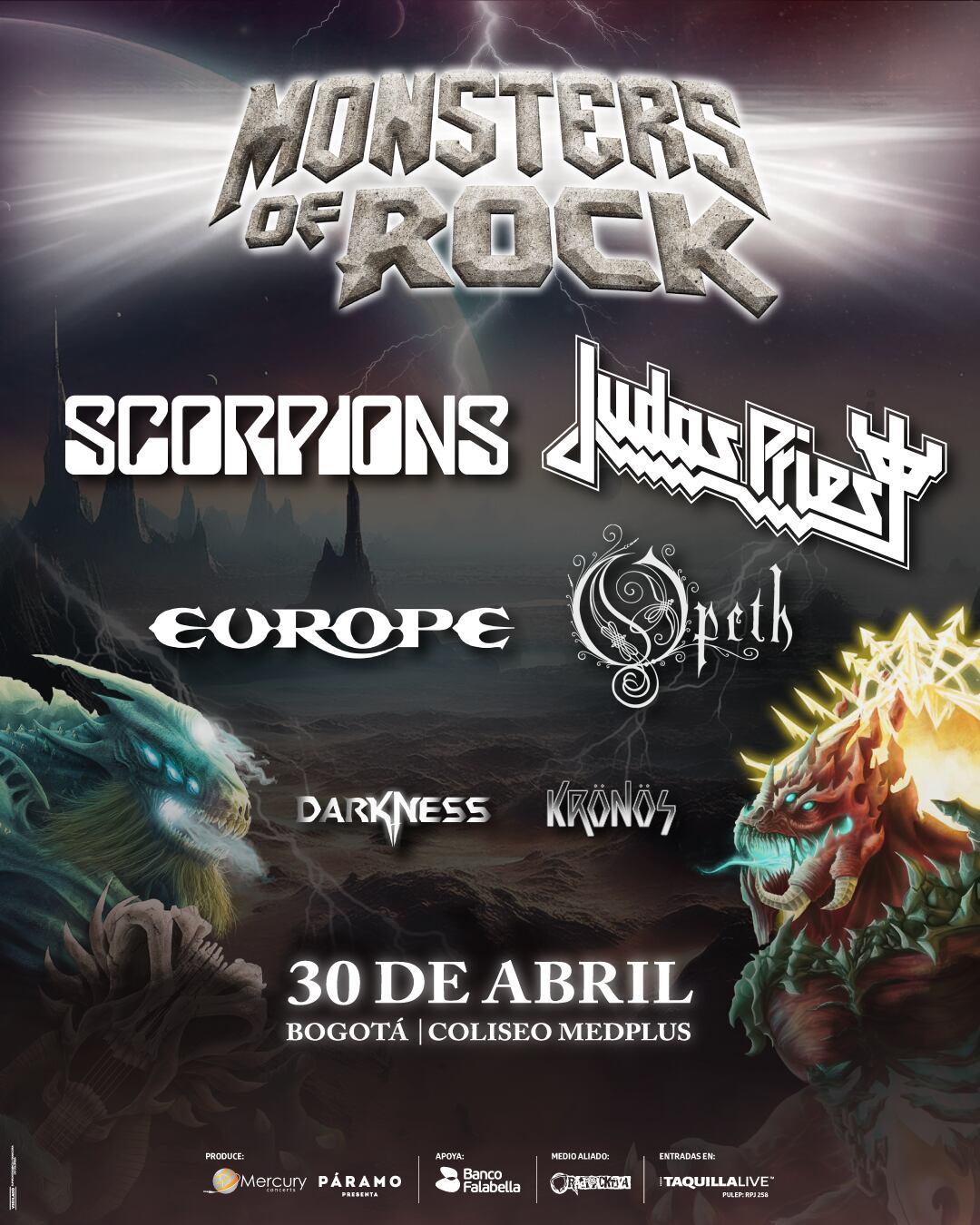 Monsters of Rock II, al Coliseo MedPlus.