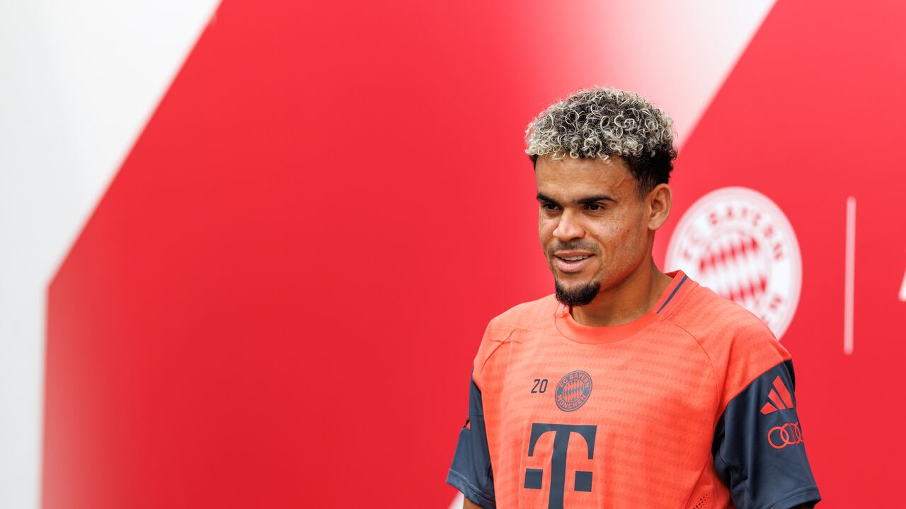Luis Díaz calienta motores para su primer partido con el Bayern Múnich