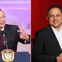 Gustavo Petro y Honorio Henríquez.
