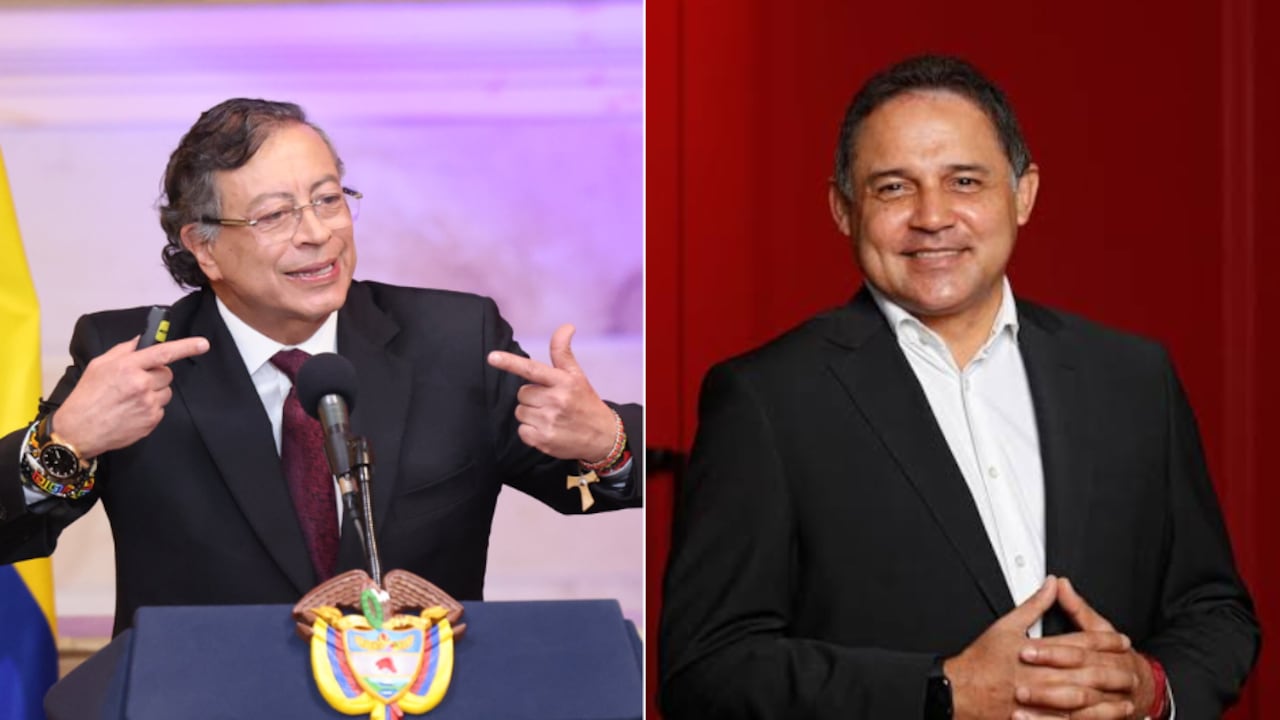 Gustavo Petro y Honorio Henríquez.