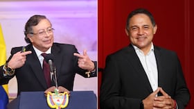 Gustavo Petro y Honorio Henríquez.