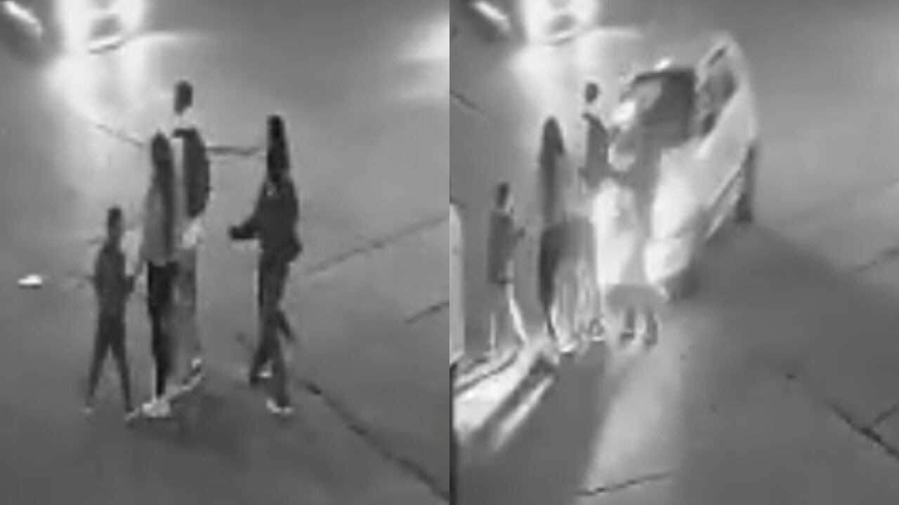 Instantes del accidente, el pasado sábado 8 de noviembre.