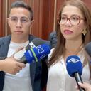 Catherine Juvinao y Christian Avendaño.