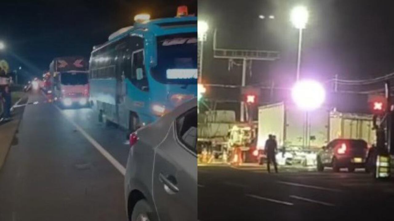 Bloqueos de más de ocho horas en Boquerón, Cundinamarca.