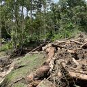 La avalancha en Viotá dejó cinco muertos. De momento falta por encontrar dos cuerpos.