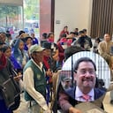 La minga indígena se tomó el edificio de Semana.