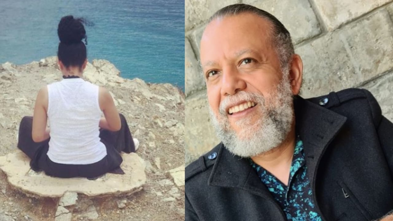 Alberto Linero y su novia