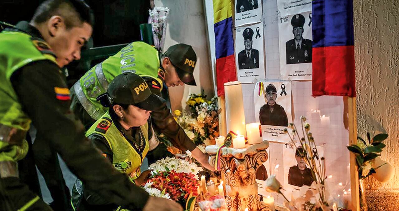 El pasado 2 de septiembre fueron asesinados siete policías cerca de Neiva, Huila.