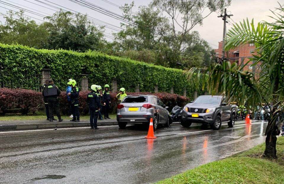 Balacera en exclusivo sector de Medellín